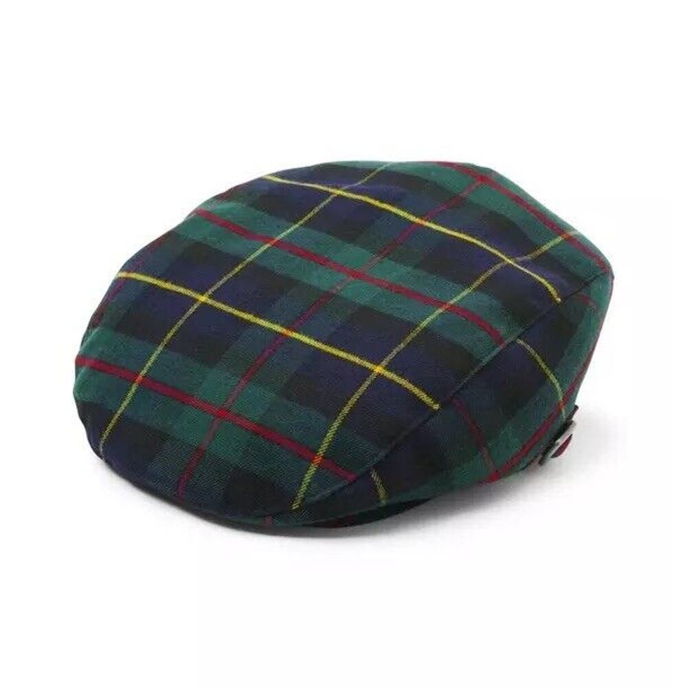 Janie And Jack Evergreen Plaid Newsboy Cap Youth Size 2-3T (MSRP $24)